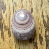 Purple Banded Keweenaw Eye Agate Cabochon