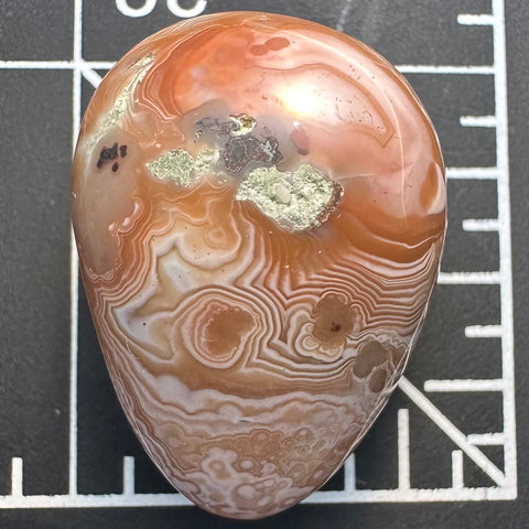 Copper Inclusion Eye Agate