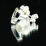 Heart Greenstone Mesolite Earrings