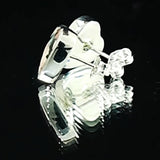 Heart Greenstone Mesolite Earrings