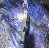 Pioneer Swirl Furnace Glass Pendant — Historic Michigan Industrial Glass (Sterling Silver Set)