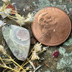 Copper/Silver Banded Prehnite Agate