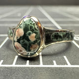 Chlorastrolite Greenstone 14k Inlay Ring