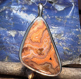 Marquette Agate Sterling Silver Pendant