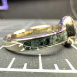 Chlorastrolite Greenstone 14k Inlay Ring