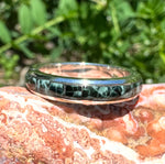 Chlorastrolite Greenstone Inlay Ring $600 sterling silver