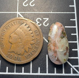 Copper Replacement Agate Cabochon