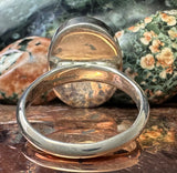 Big Bold Chlorastrolite Sterling Silver Ring