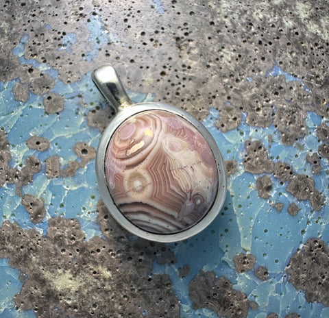 Custom Purple Copper Replacement Agate Pendant