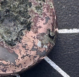 Copper Silver Replacement Agate polished Nodule