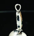 Heart Greenstone Mesolite Pendant