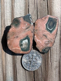 Green-Banded Copper Inclusion Agate