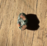 Greenstone with Mesolite Cabochon