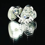 Heart Greenstone Mesolite Earrings