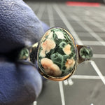 Chlorastrolite Greenstone 14k Inlay Ring