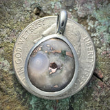 Copper Replacement Rye Agate Pendant