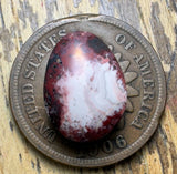Keweenaw Hematite Agate Cabochon