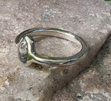 Green Copper Replacement Eye Agate Ring