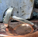 Big Bold Chlorastrolite Sterling Silver Ring