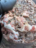 Rare Pair of Monumental Lake Superior Sagenite Agates Approximately 10.3 Pounds Combined