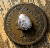 Copper Replacement Eye Agate Cabochon