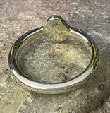Green Copper Replacement Eye Agate Ring