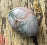 Fully hand polished Copper inclusion Eye Agate