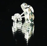 Heart Greenstone Mesolite Earrings