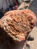 Rare Pair of Monumental Lake Superior Sagenite Agates Approximately 10.3 Pounds Combined