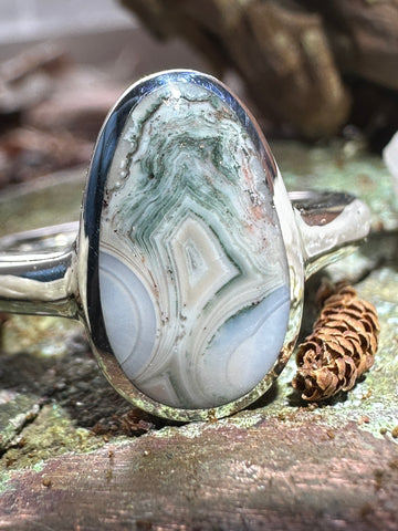 Copper Replacement Agate Ring