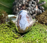 Copper Replacement Agate Ring