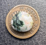 Copper Inclusion Agate Cabochon